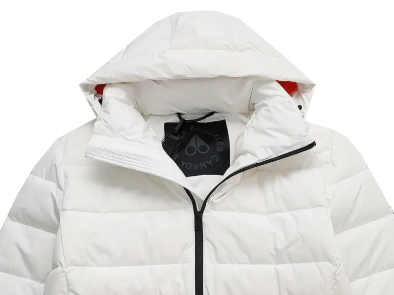 Replica Moose Knuckles Classic Pilot Down Jacket White Reps - RepLuxe