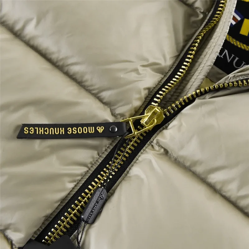 Replica Moose Knuckles Puffer Jacket Beige Style Reps - RepLuxe