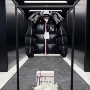 Replica Moncler Montbeliard Down Jacket Black Short Reps - RepLuxe