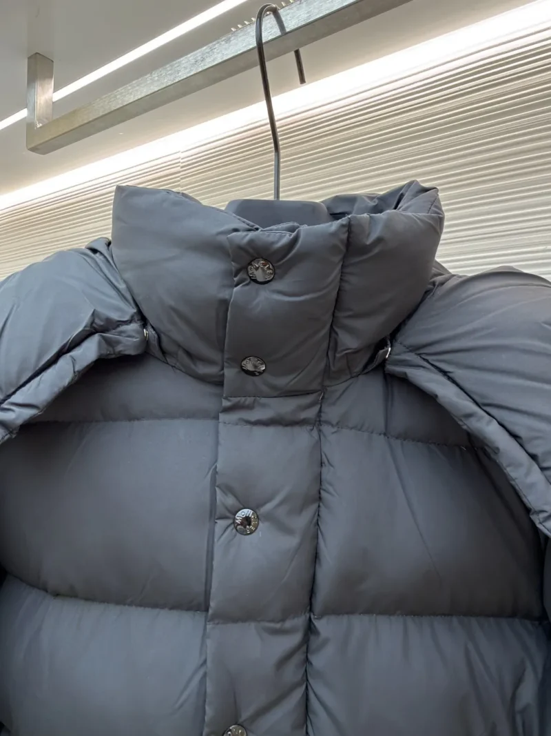 Replica Moncler Maya Down Jacket Black Hooded Reps - RepLuxe