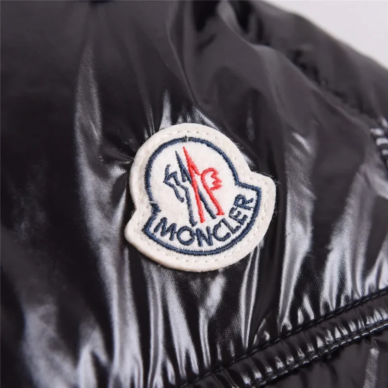 Replica Moncler Maya Down Jacket Black Hooded Reps - RepLuxe