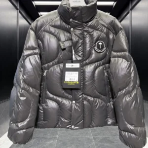 Replica Moncler Palm Angels Haunani Puffer Jacket Black Reps - RepLuxe
