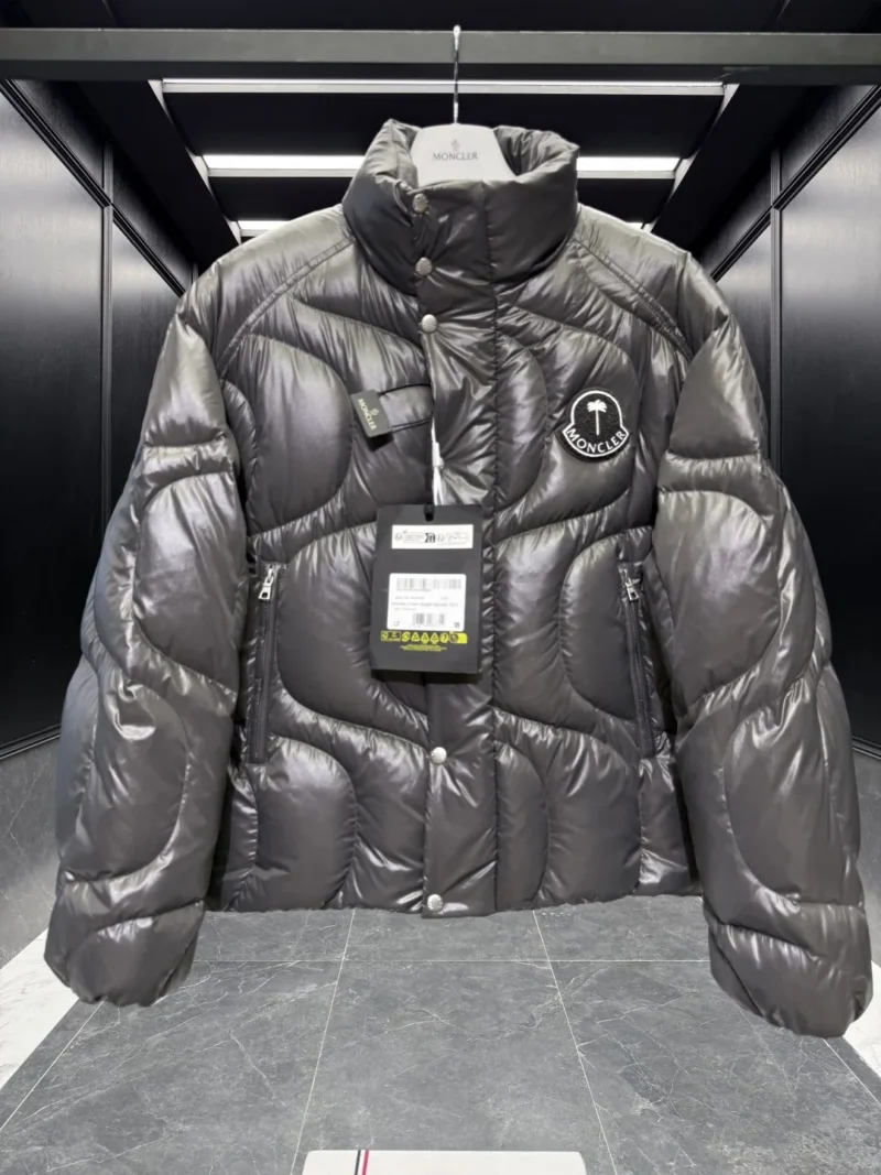 Replica Moncler Palm Angels Haunani Puffer Jacket Black Reps - RepLuxe
