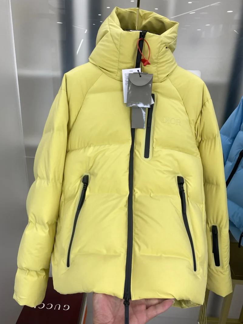 Replica Dior Descente Ski Jacket Yellow Puffer Reps - RepLuxe