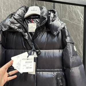 Replica Moncler Cavettaz Long Down Jacket Black Reps - RepLuxe