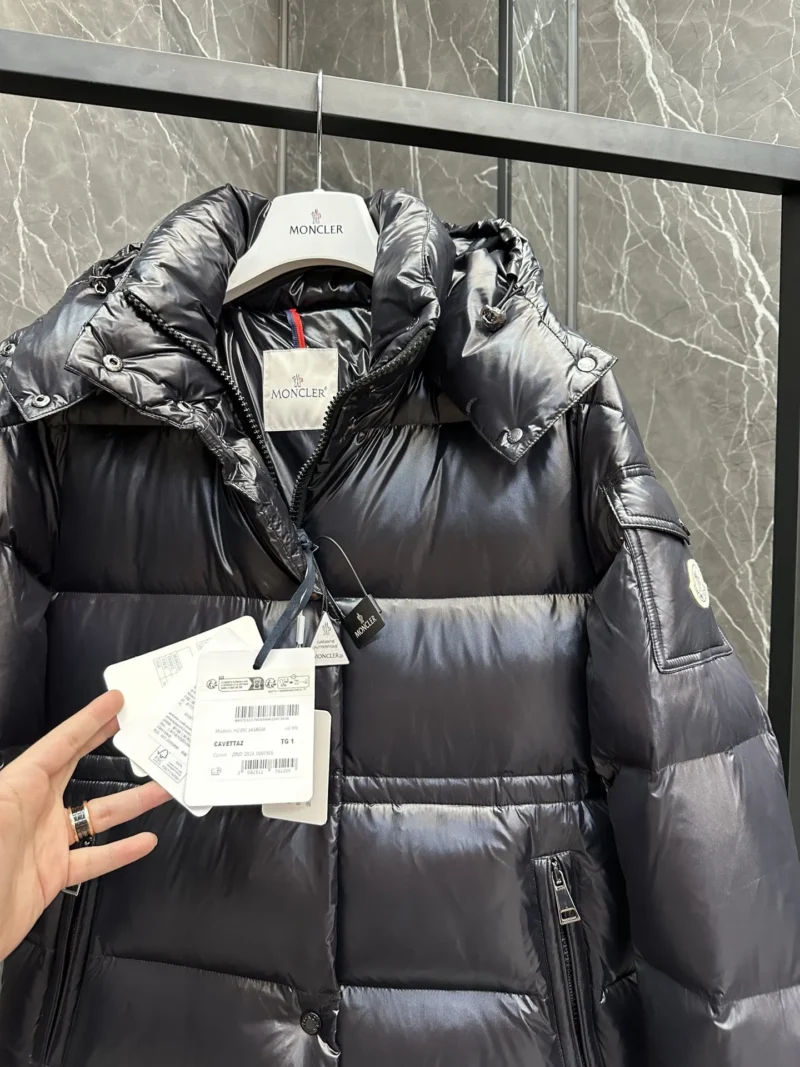 Replica Moncler Cavettaz Long Down Jacket Black Reps - RepLuxe