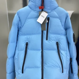 Replica Dior Descente Ski Jacket Light Blue Puffer Reps - RepLuxe