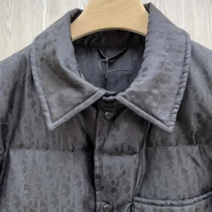 Replica Dior CD Classic Down Jacket Black Quilted Reps - RepLuxe