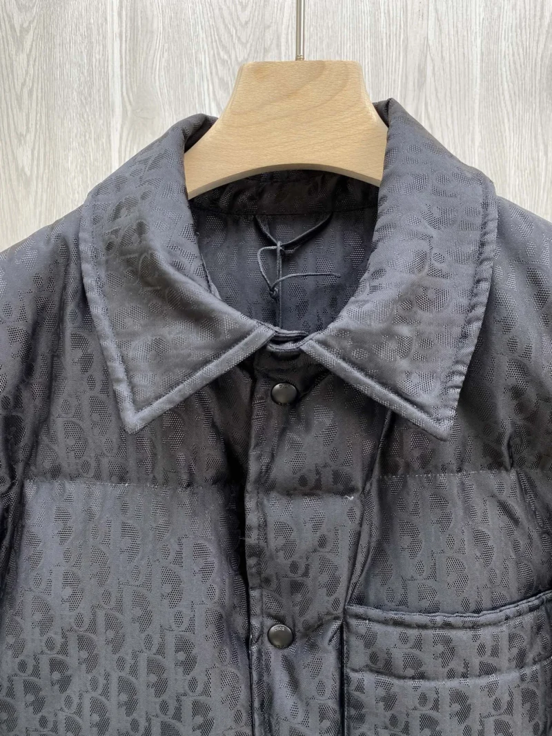 Replica Dior CD Classic Down Jacket Black Quilted Reps - RepLuxe