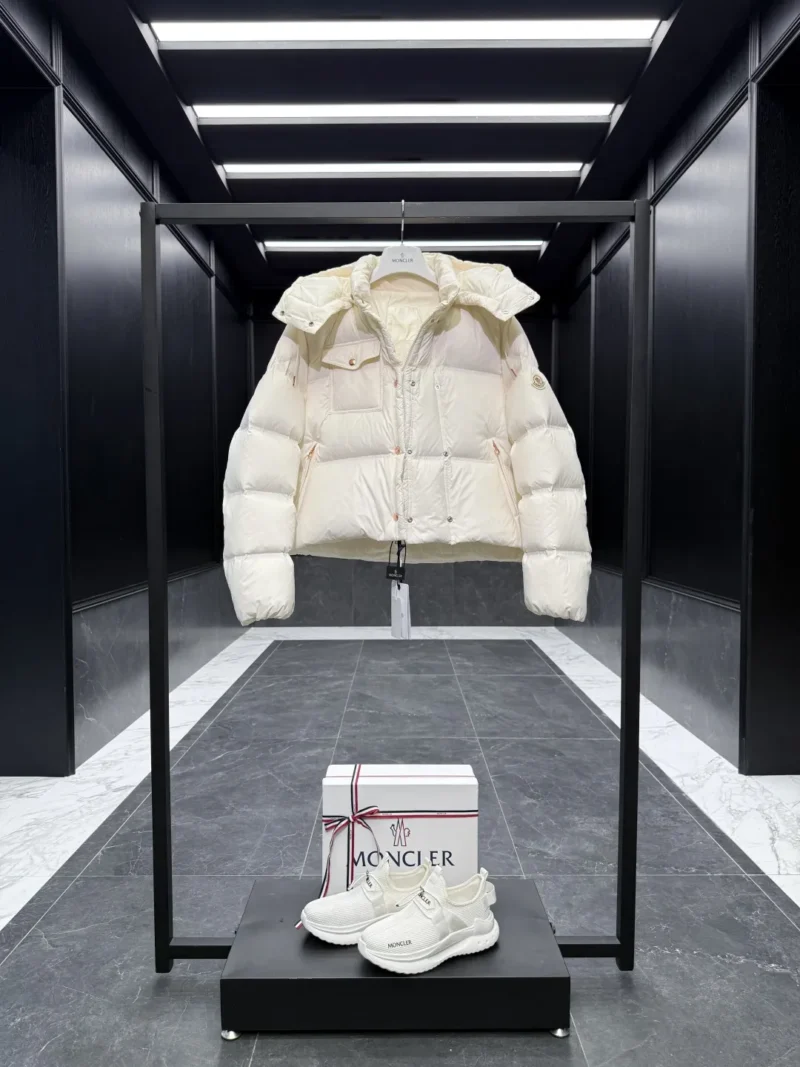 Replica Moncler Erea Quilted Down Jacket Off-White Reps - RepLuxe