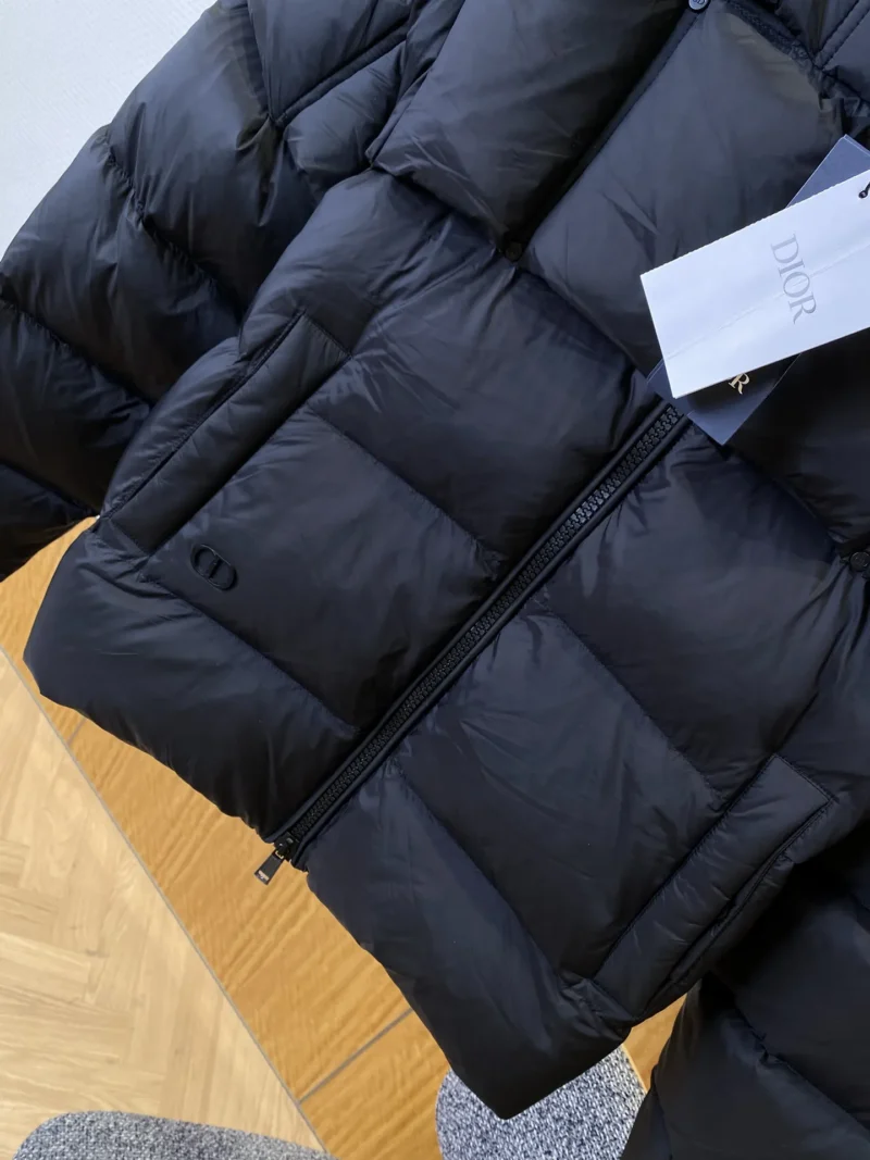 Replica Dior Down Jacket Black Quilted Reps - RepLuxe