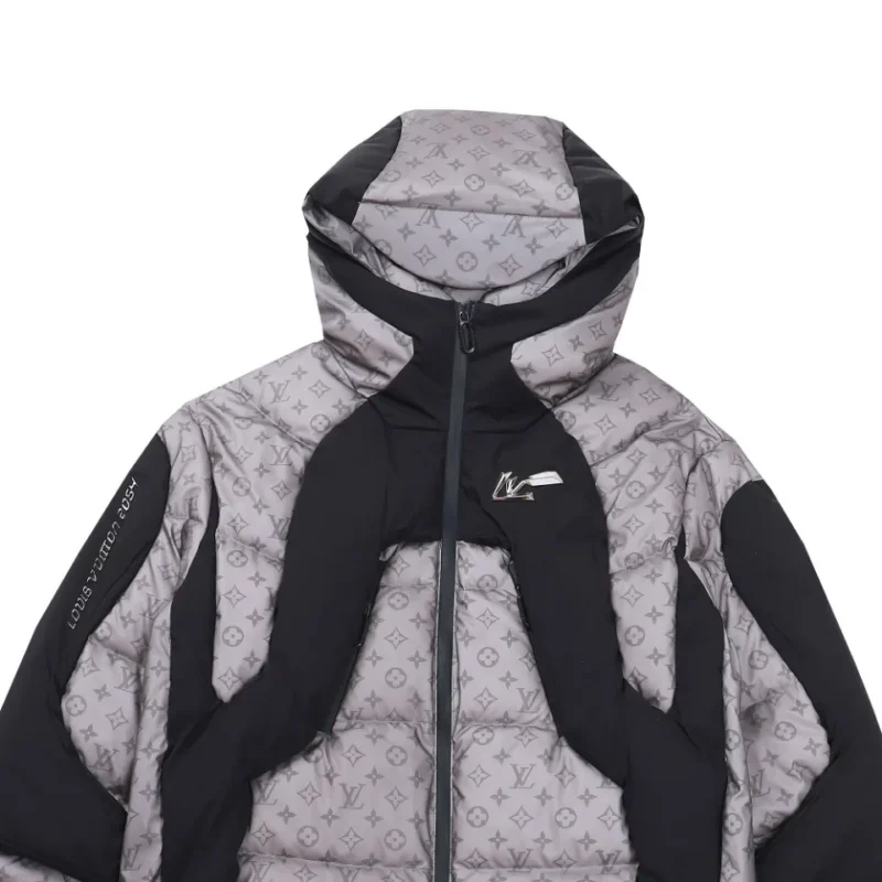 Replica Louis Vuitton 2054 Down Jacket Black Monogram Reps - RepLuxe