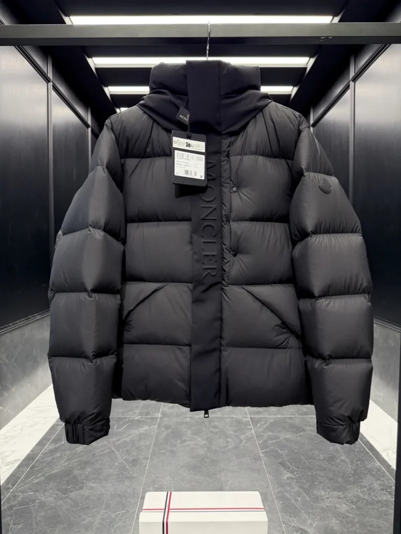 Replica Moncler Madeira Down Jacket Black Short Reps - RepLuxe