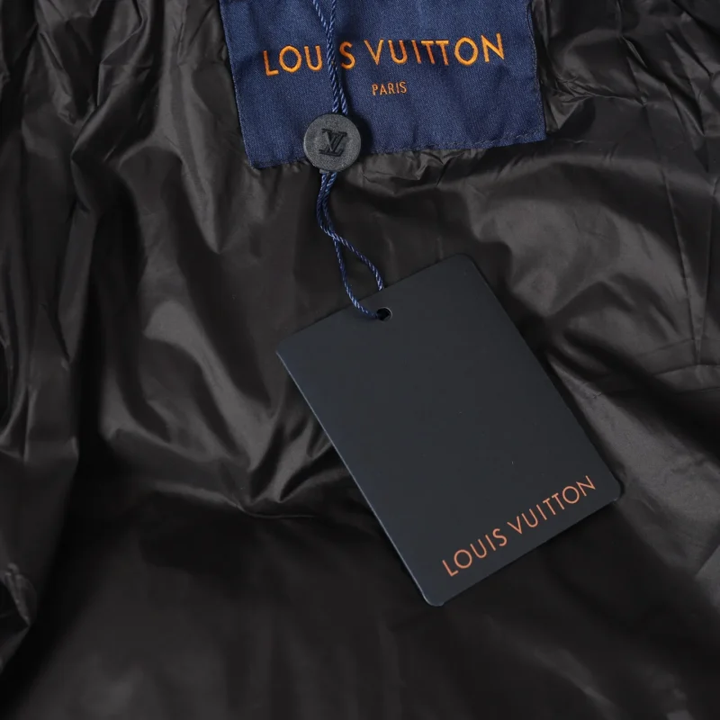 Replica Louis Vuitton Down Jacket Black Monogram Reps - RepLuxe