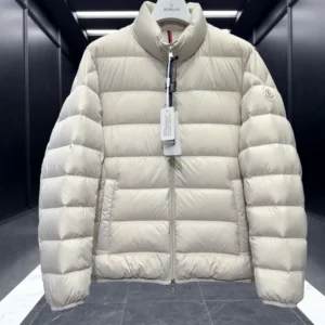 Replica Moncler Baudinet Down Jacket Ivory Short Reps - RepLuxe