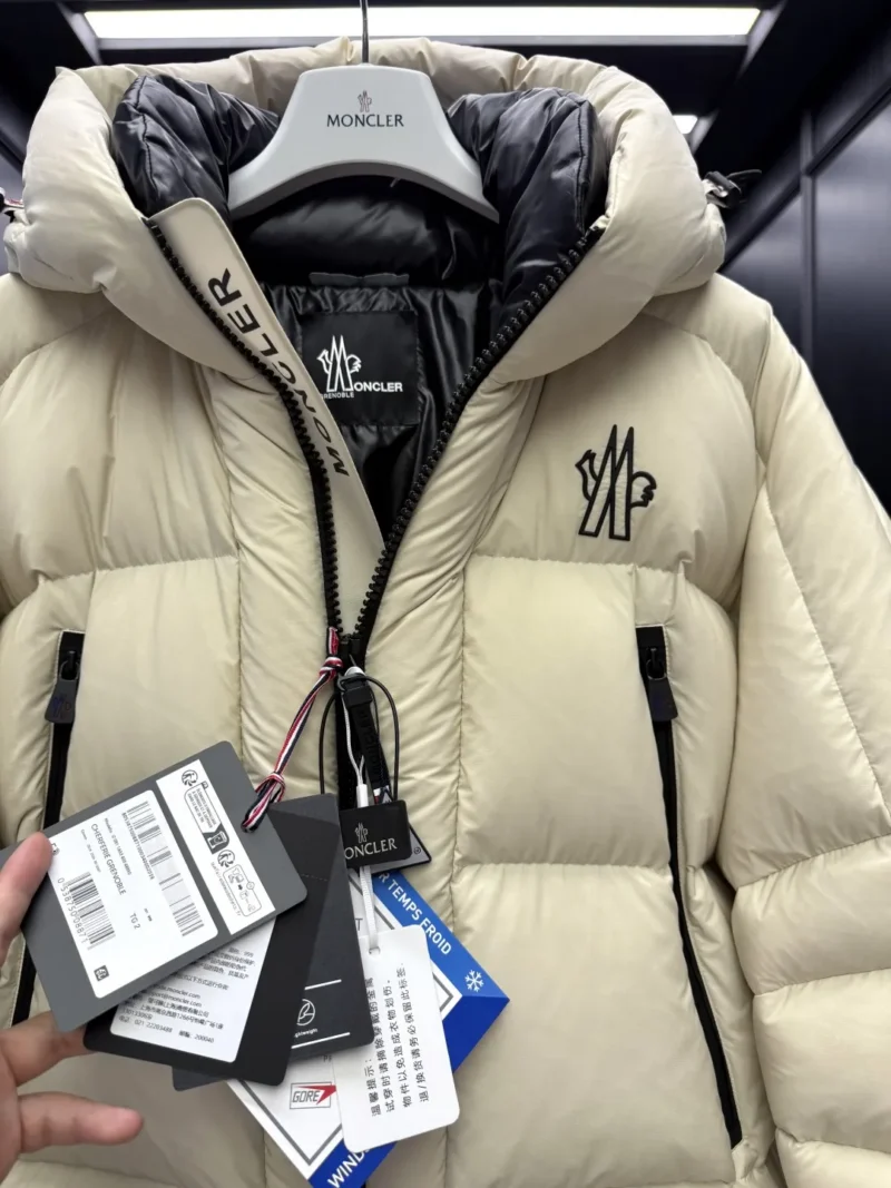 Replica Moncler Grenoble Cherferie Down Jacket Ivory Casual Reps - RepLuxe