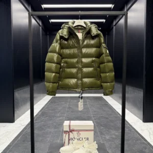 Replica Moncler Maya Jacket Olive Green Quilted Reps - RepLuxe