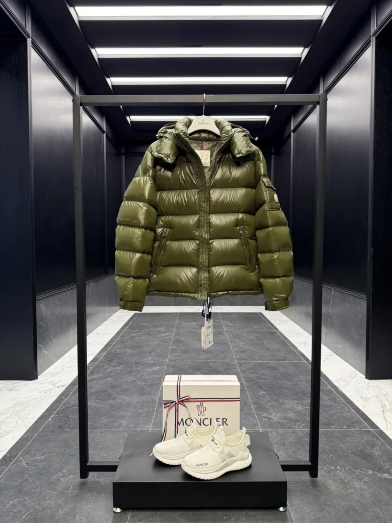 Replica Moncler Maya Jacket Olive Green Quilted Reps - RepLuxe