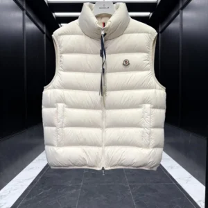 Replica Moncler Contrin Down Vest Beige Regular Reps - RepLuxe
