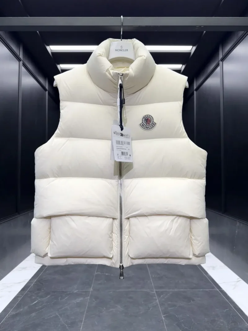 Replica Moncler Christopher Raxxy Vest Cream Quilted Reps - RepLuxe