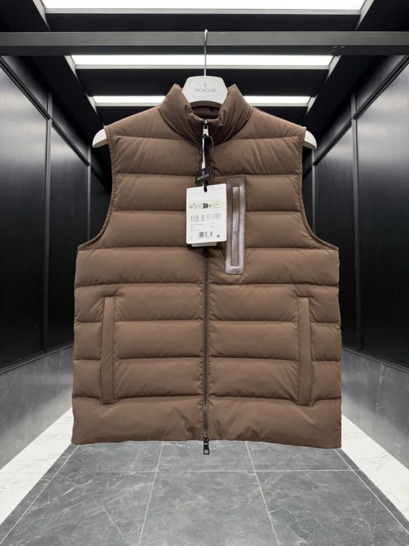 Replica Moncler Giaf Vest Brown Matte Style Reps - RepLuxe