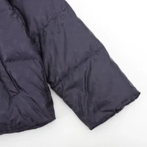 Replica Louis Vuitton Monogram Puffer Jacket Black Reps - RepLuxe