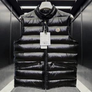 Replica Moncler Gui Vest Black Lightweight Design Reps - RepLuxe