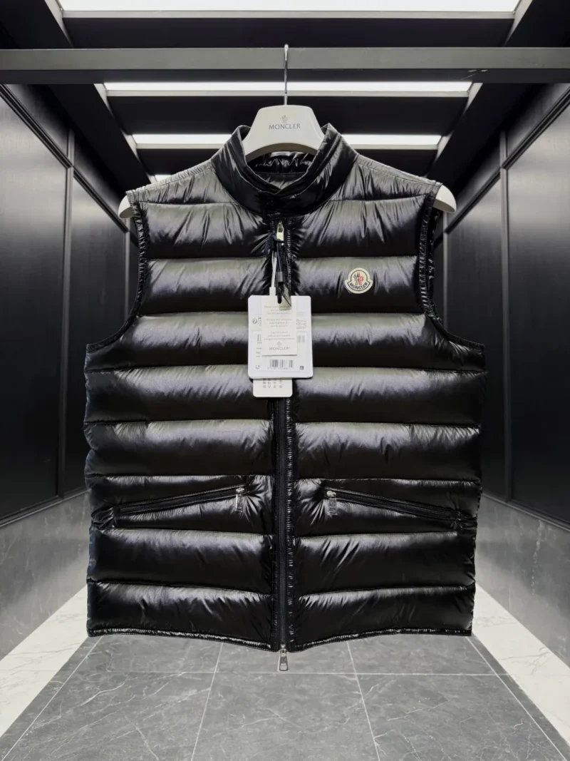 Replica Moncler Gui Vest Black Lightweight Design Reps - RepLuxe
