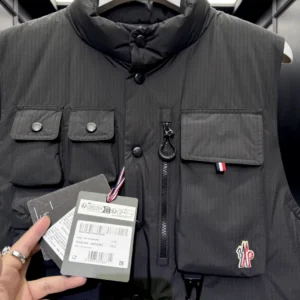 Replica Moncler Grenoble Tongass Vest Black Outdoor Reps - RepLuxe