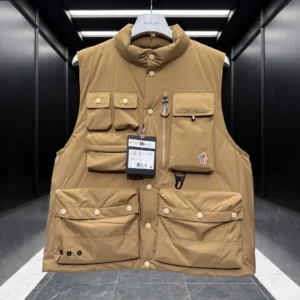 Replica Moncler Grenoble Tongass Vest Beige Outdoor Reps - RepLuxe