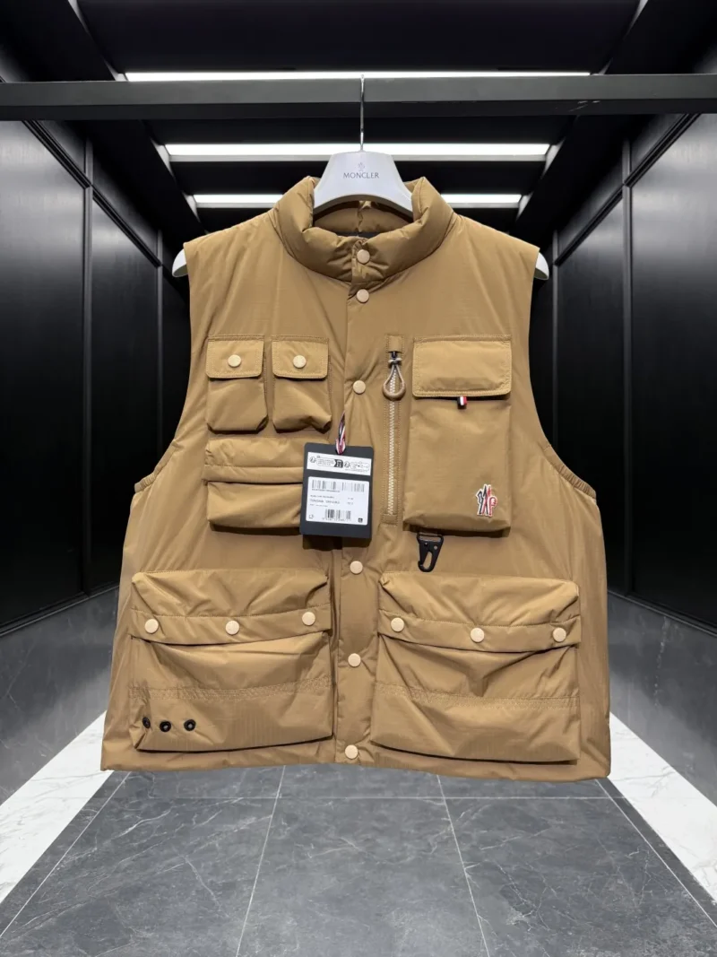 Replica Moncler Grenoble Tongass Vest Beige Outdoor Reps - RepLuxe