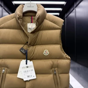 Replica Moncler Tibb Vest Khaki Quilted Style Reps - RepLuxe