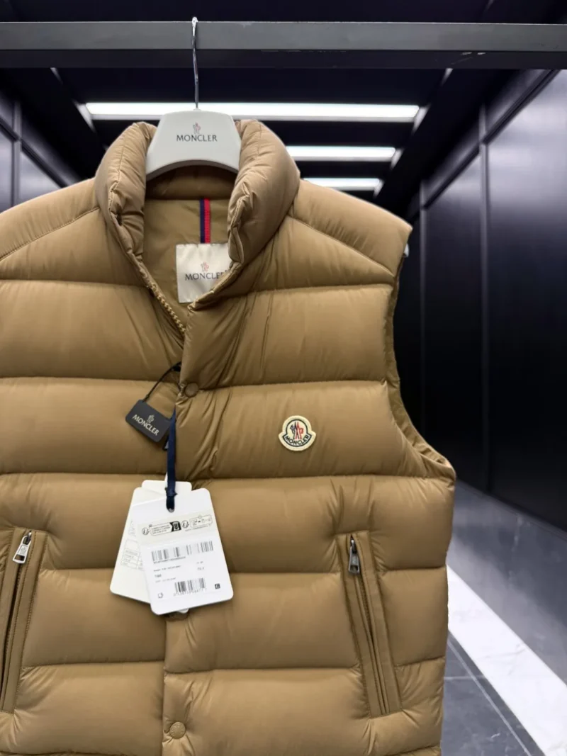 Replica Moncler Tibb Vest Khaki Quilted Style Reps - RepLuxe