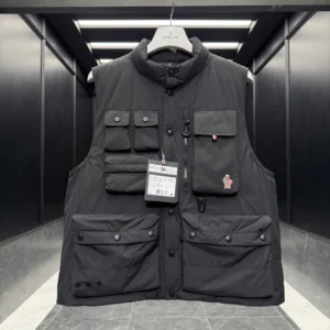 Replica Moncler Grenoble Tongass Vest Black Outdoor Reps - RepLuxe