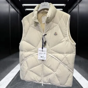 Replica Moncler Vendavel Quilted Vest Beige Men Reps - RepLuxe