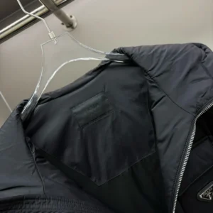 Replica Prada Hooded Down Vest Black Quilted Reps - RepLuxe