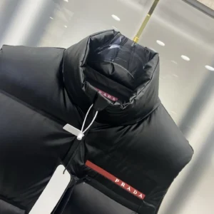 Replica Prada Re-Nylon Down Vest Black Regular Reps - RepLuxe