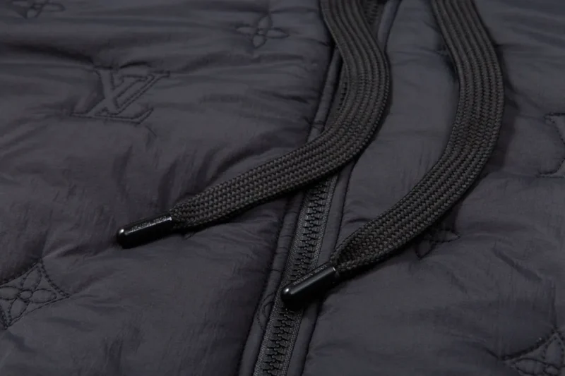 Replica Louis Vuitton Monogram Quilted Jacket Black Reps - RepLuxe