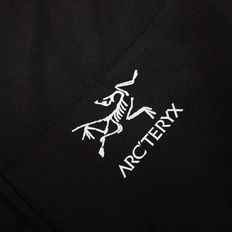 Replica Arcteryx Down Long Coat Black Hooded Reps - RepLuxe