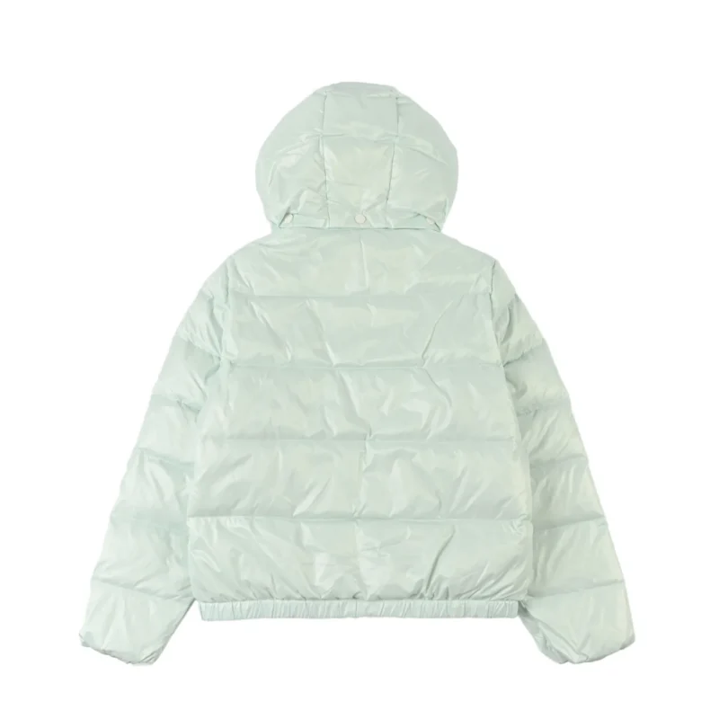 Replica Moncler Andro Short Hooded Puffer Light Blue Reps - RepLuxe
