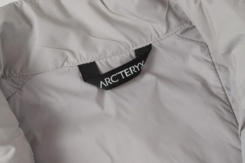 Replica Arcteryx Embroidered Vest Light Grey Sleeveless Reps - RepLuxe