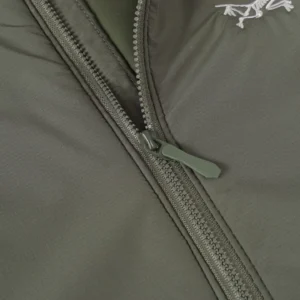Replica Arcteryx Embroidery Vest Olive Green Style Reps - RepLuxe