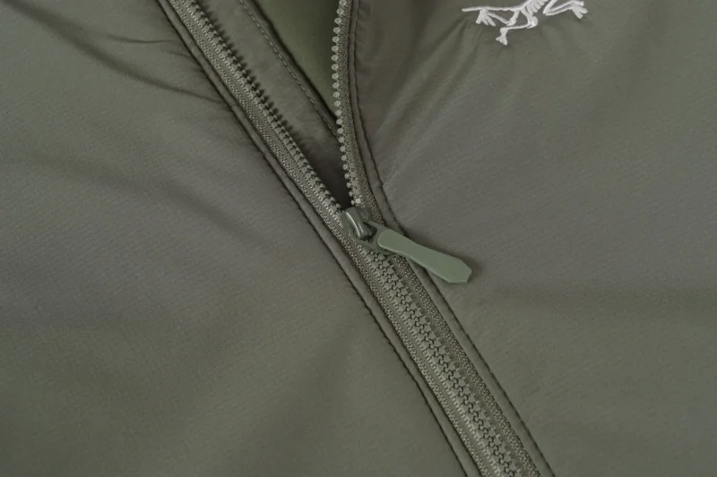 Replica Arcteryx Embroidery Vest Olive Green Style Reps - RepLuxe