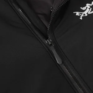 Replica Arcteryx Embroidered Vest Black Sleeveless Reps - RepLuxe