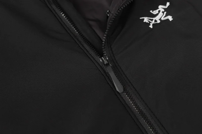 Replica Arcteryx Embroidered Vest Black Sleeveless Reps - RepLuxe