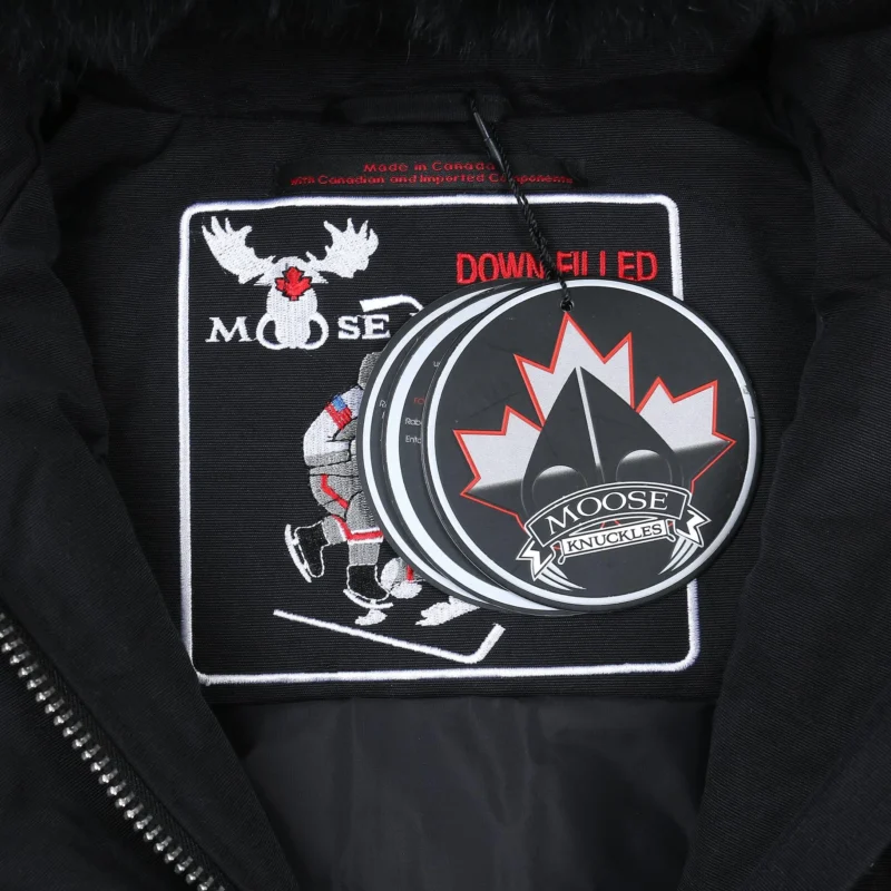 Replica Moose Knuckles Scissor 01 Long Parka Black Reps - RepLuxe