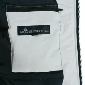 Replica Moose Knuckles Classic Bomber Jacket White Reps - RepLuxe