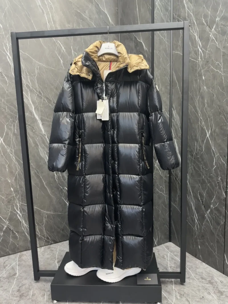 Replica Moncler Parnaiba Long Down Jacket Black Reps - RepLuxe