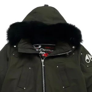 Replica Moose Knuckles Classic Bomber Jacket Olive Reps - RepLuxe