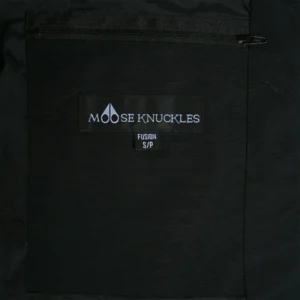 Replica Moose Knuckles Classic Bomber Jacket Black Reps - RepLuxe